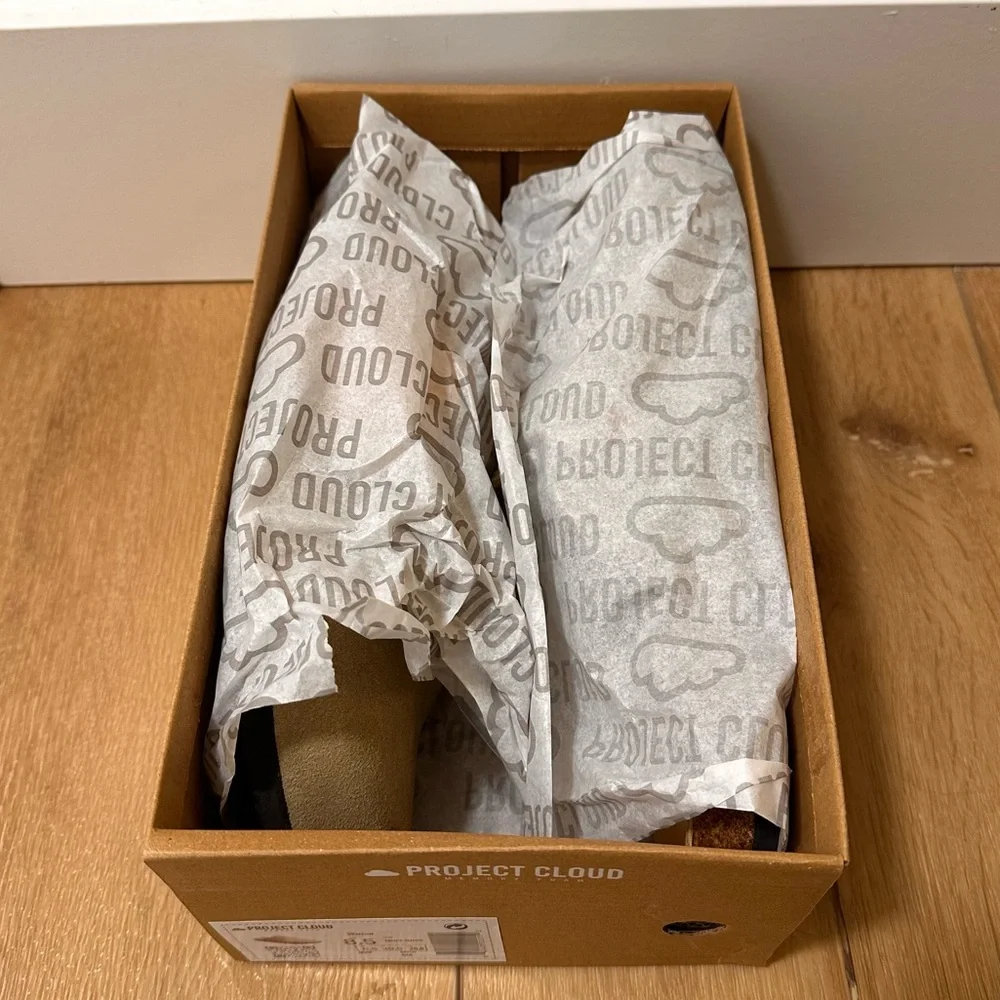 Women’s Project Cloud Suede Clogs in Tan - Picture 8 of 11